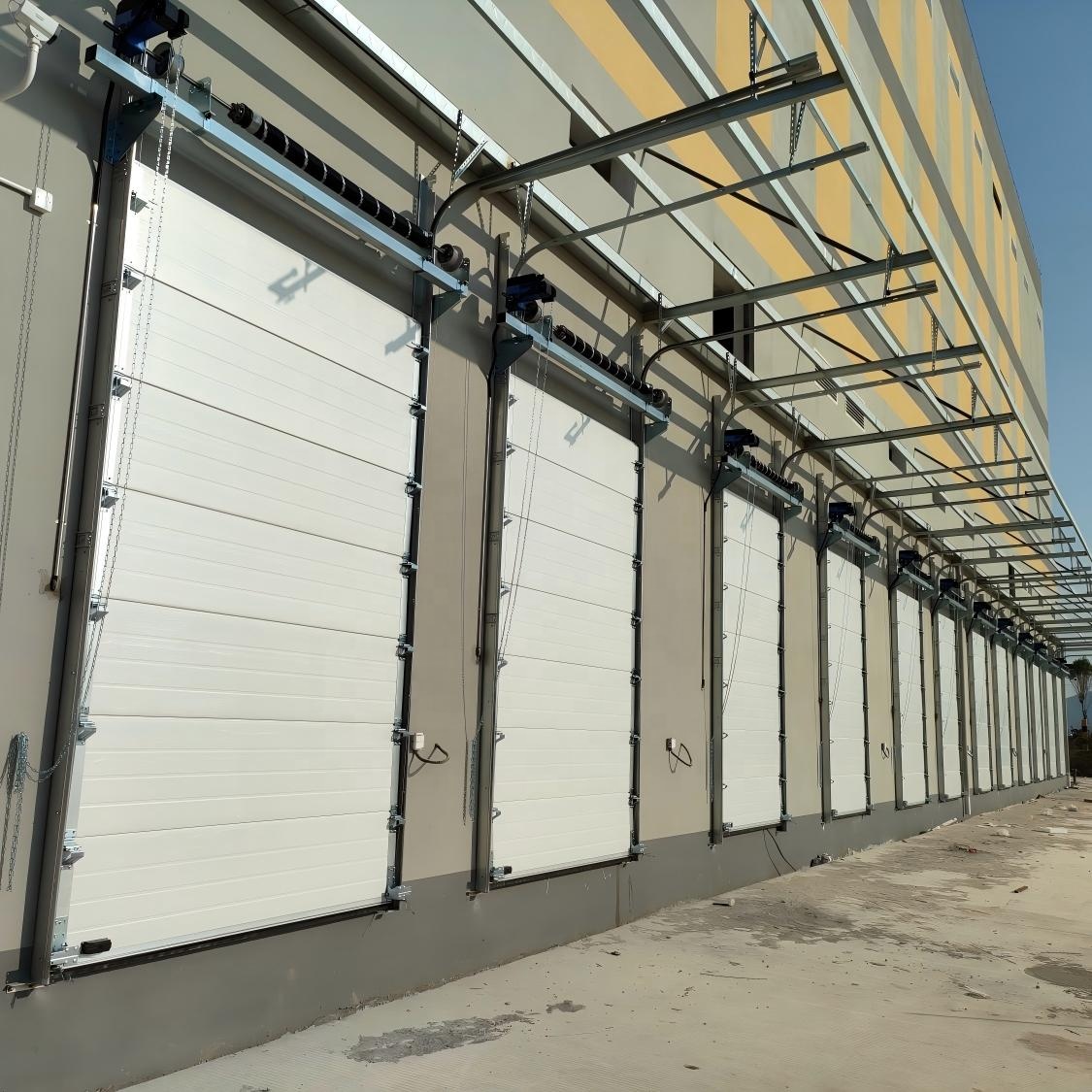 High Quality Thickened Door Panel Wearhouse Overhead Door Insulated Durable Loading Docks Automatic Industrial Sectional Door