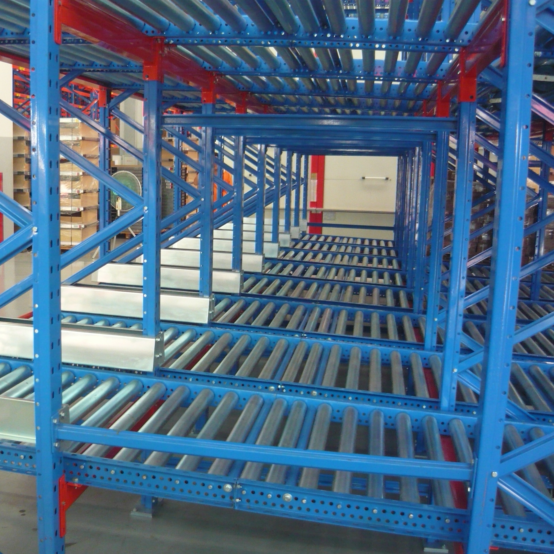 HIigh Density Rack Gravity Flow Racking for Large Load Capacity Storage