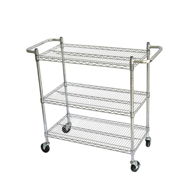 Heavy-Duty Wire Shelving Display Racks Storage Equipment for Living Room for Tableware