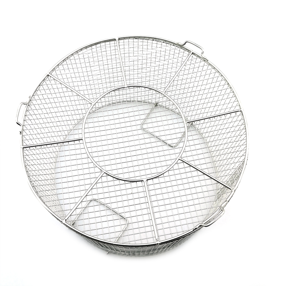 Factory Modern Multifunction Stainless Steel 304 316 Woven Wire Mesh Baskets with Customizable Size &amp; Shape for Storage