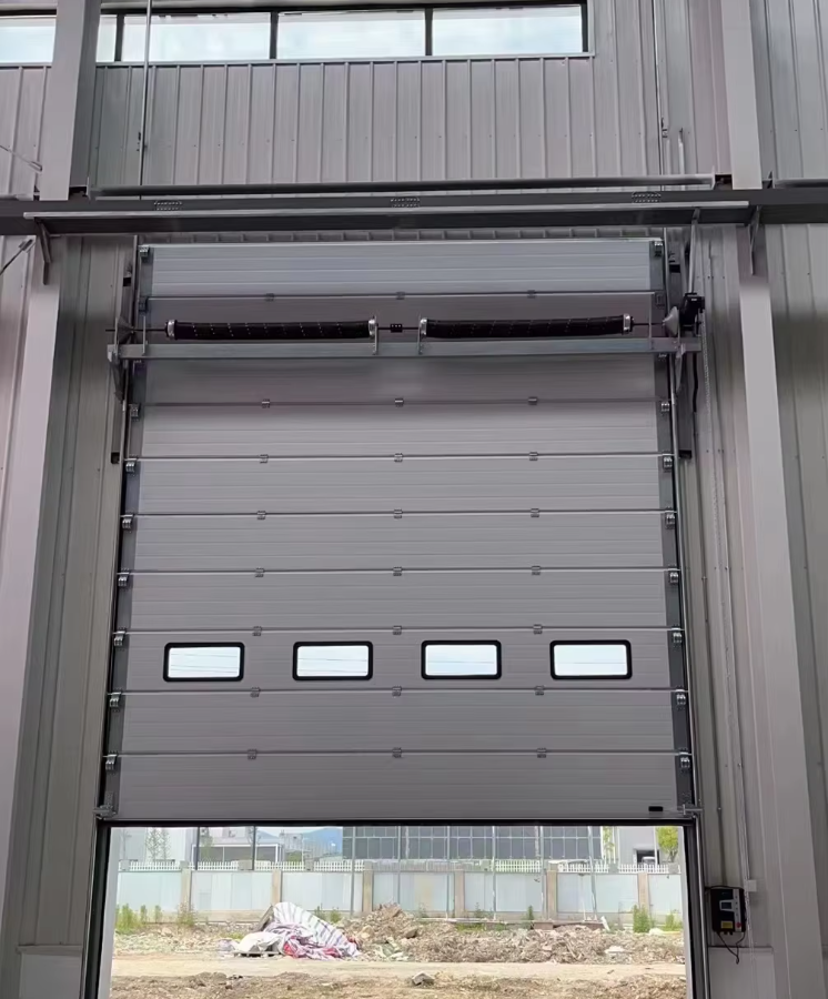 High Quality Thickened Door Panel Wearhouse Overhead Door Insulated Durable Loading Docks Automatic Industrial Sectional Door