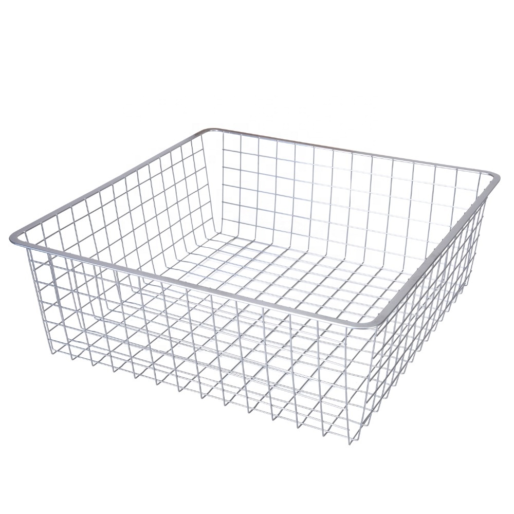 Metal Wire Basket /iron Basket with Powder Coating for Storage Baskets Kit