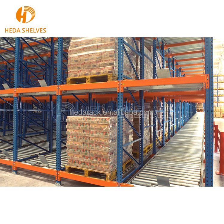 Factory Industrial Steel Gravity Flow Roller Racking Systems Corrosion Resistant FIFO Carton Flow Racks For Warehouse