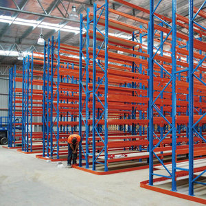 Heavy Load Cold Rolled Steel Narrow Aisle Racking