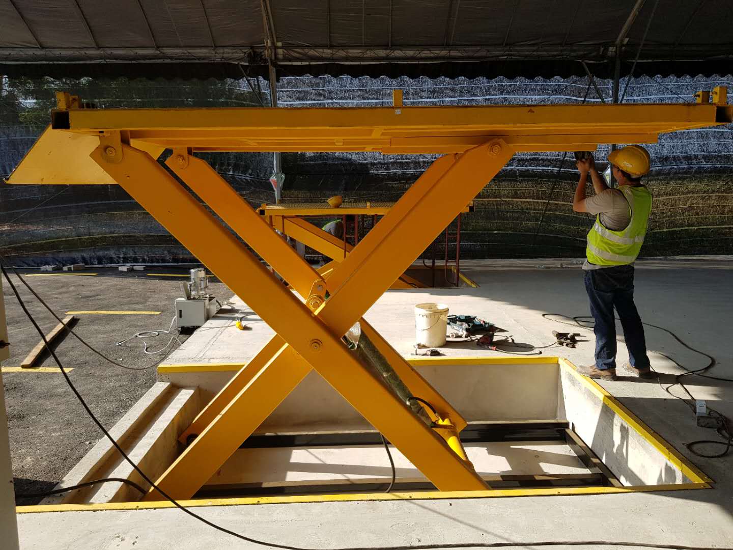 Stationary Hydraulic Scissor Lift Platform of Aerial Work