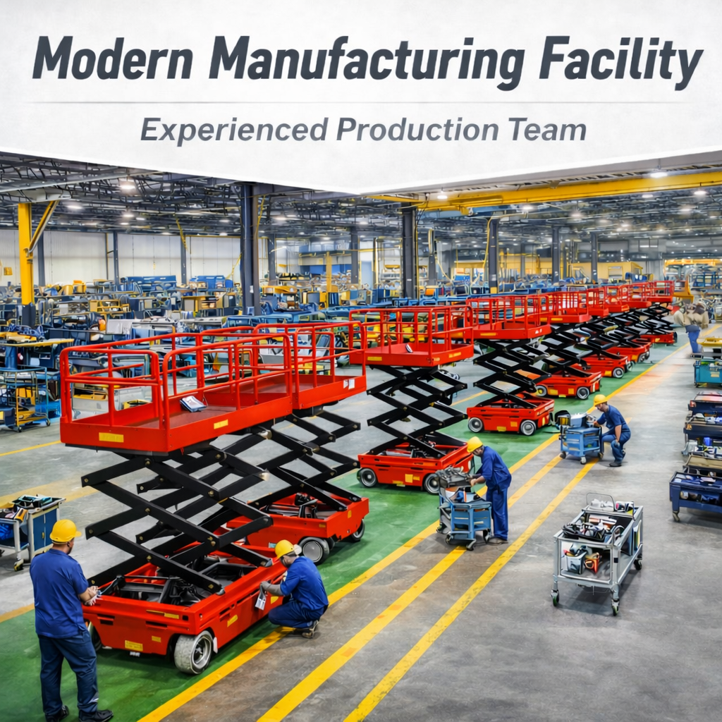 Factory Price Mobile Scissor Lift Platform Electric Hydraulic Aerial Working Equipment CE Certification