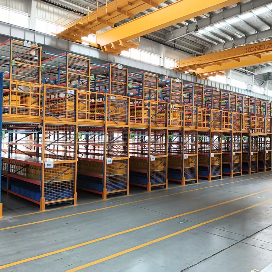 Modular Industrial Steel Mezzanine Floor Racking System Durable Heavy Duty Rack Metal Mezzanine Platform System
