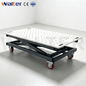 Automatic Adjustment Hydraulic Scissor Lift 3D Table Top Height Customized Welding Tables