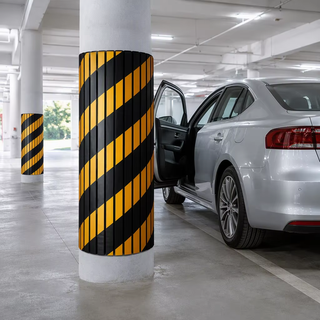 Warehouse Rack Column Guard Foam Garage Parking Wall Protector NBR XPE PU 3-50mm Cuttable Panel OEM Factory