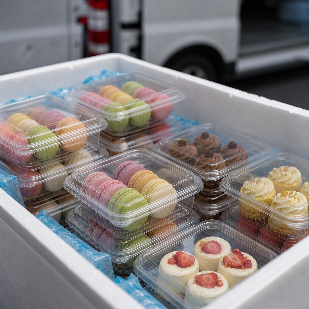 Wholesale PET Pastry Box 500g Disposable Clear Cake Dessert Container With Lid Food Grade Recyclable Bulk Packaging