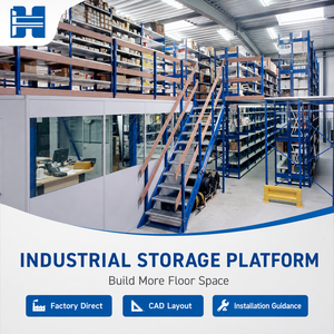 Warehouse Multi Tier Mezzanine Rack Warehouse Expansion