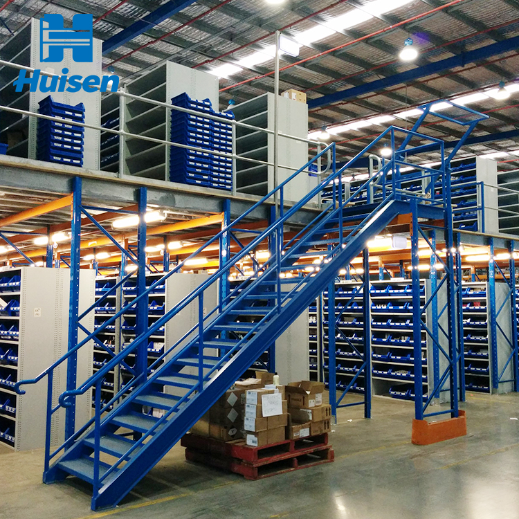 Warehouse Multi Tier Mezzanine Rack Warehouse Expansion Industrial Storage Facility Upgrade Vertical Space Planning