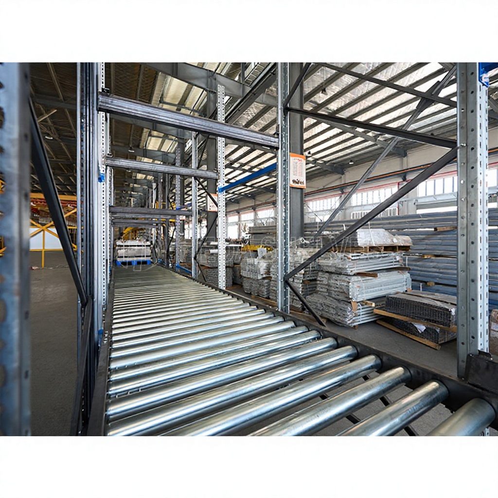 Hot Sale Gravity Flow Roller Racking Systems Customized Heavy Duty Carton Flow Racks