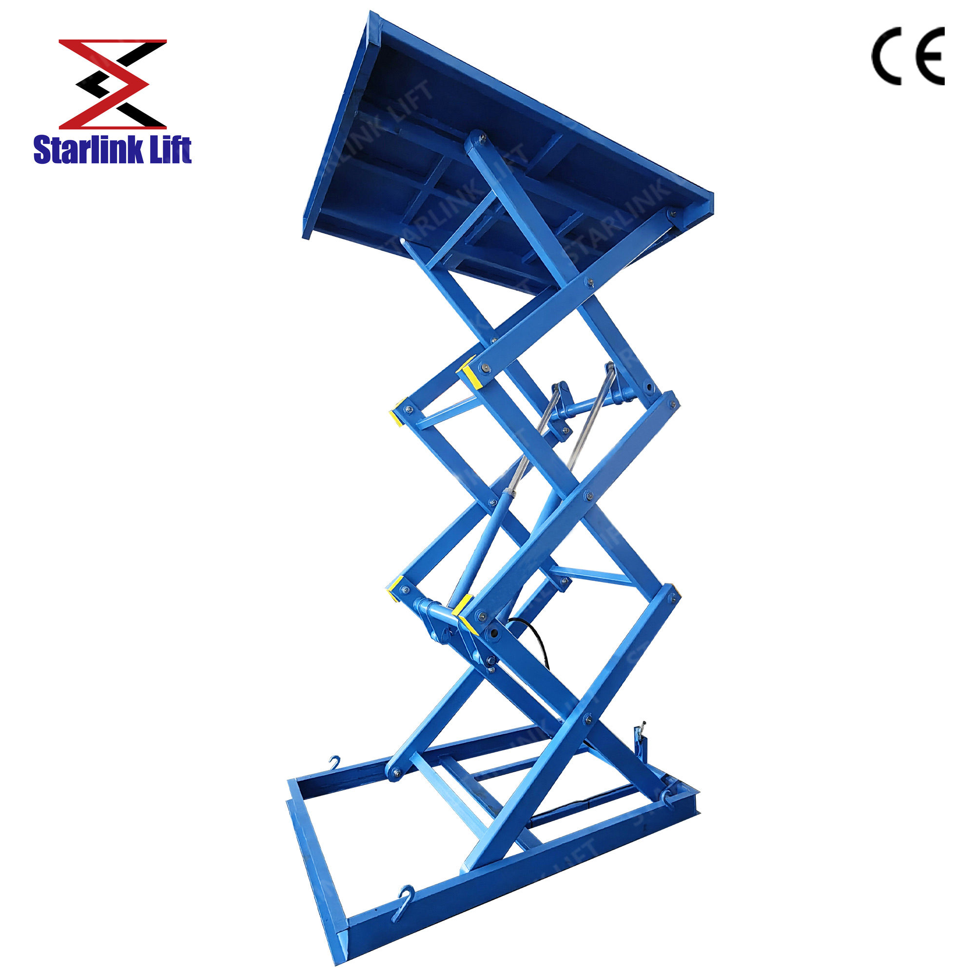 Industrial Warehouse Fixed Scissor Lift Table Electric Hydraulic Cargo Platform Steel Structure
