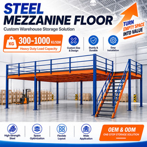 Steel Mezzanine Floors System Modular Industrial Platform
