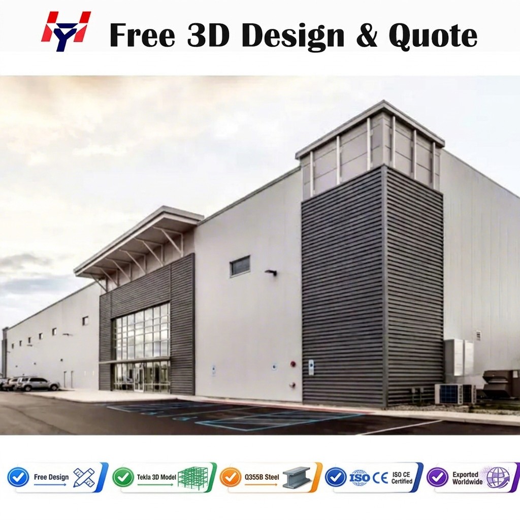 Prefabricated Steel Warehouse Building Mezzanine Floor Multi Level Storage Industrial Steel Frame Structure System
