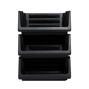 Industrial Grade Stackable Plastic Picking Bins Warehouse Shelf Storage Bins Good Shelf Bins for Tools Parts Storage