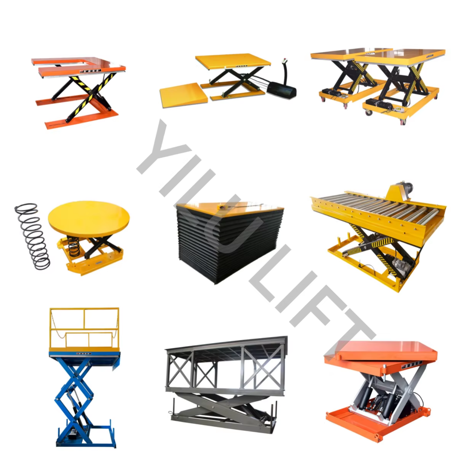 YILU LIFT 4 Ton 4 M Hydraulic Scissor Lift Table Warehouse Use Platform Lift with CE