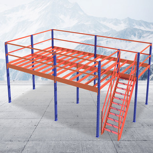 Two-Story Heavy-Duty Cold-Rolled Steel Storage Mezzanine Structure