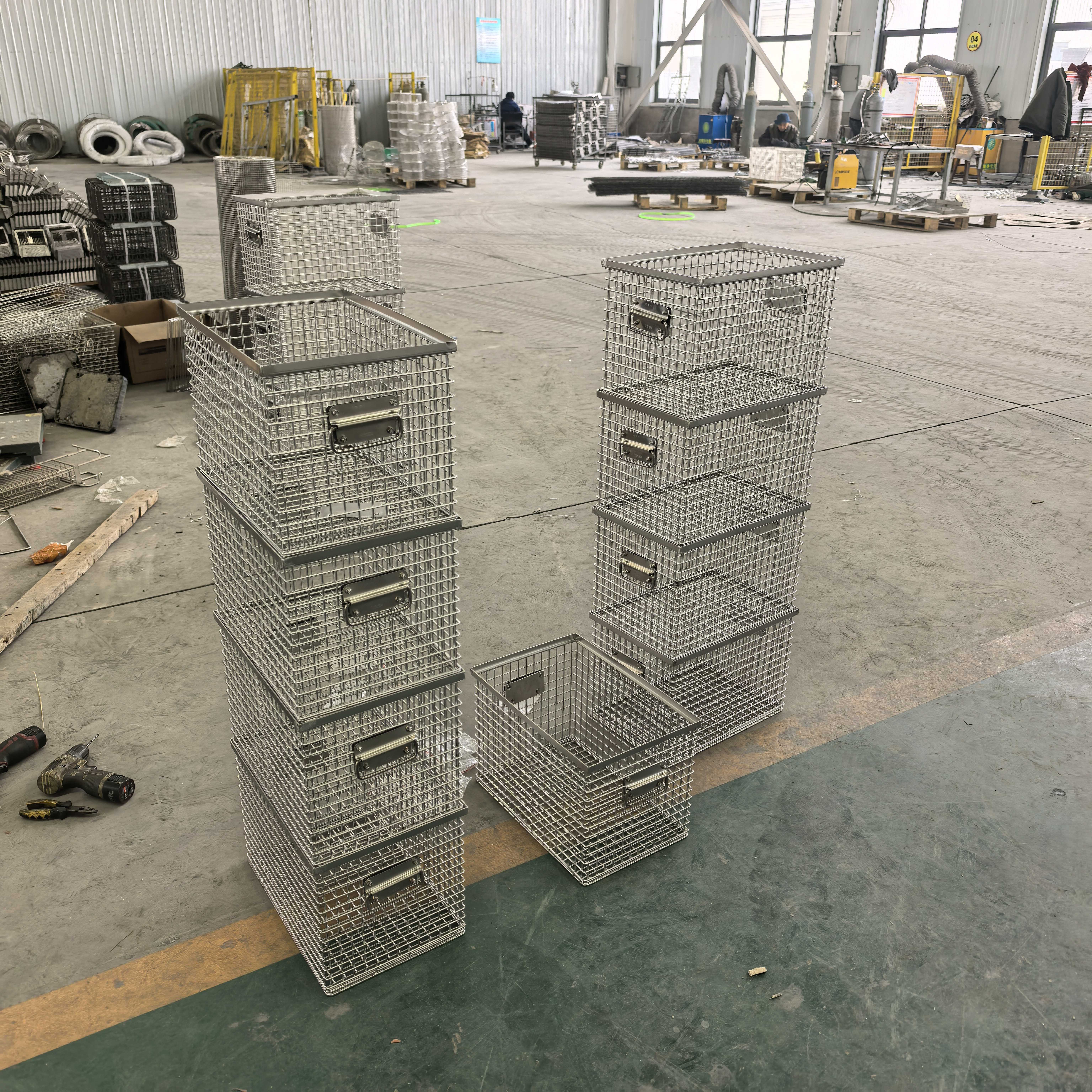 Stainless Steel Basket Multi-angle View