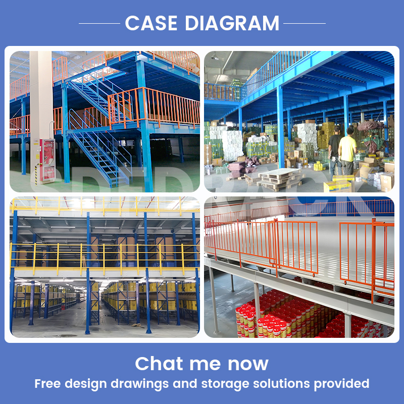 Industrial Warehouse Steel Mezzanine Platform Heavy Duty Multi Level Loft Rack Attic Storage Racking Mezzanine Floor System