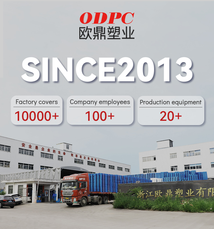 Plastic pallet header presentation